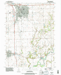 Morton Illinois Historical topographic map, 1:24000 scale, 7.5 X 7.5 Minute, Year 1995