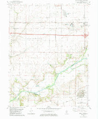 Mount Auburn Illinois Historical topographic map, 1:24000 scale, 7.5 X 7.5 Minute, Year 1982