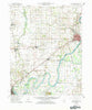 Mount Carmel Indiana Historical topographic map, 1:62500 scale, 15 X 15 Minute, Year 1959