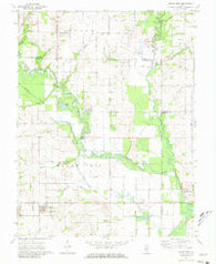 Mount Erie Illinois Historical topographic map, 1:24000 scale, 7.5 X 7.5 Minute, Year 1971