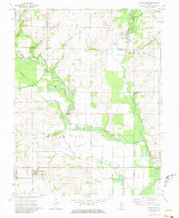 Mount Erie Illinois Historical topographic map, 1:24000 scale, 7.5 X 7.5 Minute, Year 1971