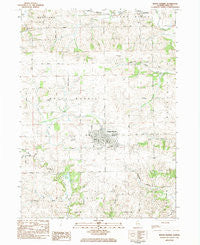 Mount Morris Illinois Historical topographic map, 1:24000 scale, 7.5 X 7.5 Minute, Year 1983