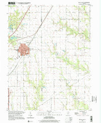Mount Olive Illinois Historical topographic map, 1:24000 scale, 7.5 X 7.5 Minute, Year 1998