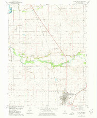 Mount Pulaski Illinois Historical topographic map, 1:24000 scale, 7.5 X 7.5 Minute, Year 1980
