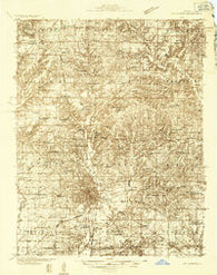 Mount Vernon Illinois Historical topographic map, 1:48000 scale, 15 X 15 Minute, Year 1933