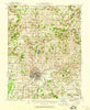 Mount Vernon Illinois Historical topographic map, 1:62500 scale, 15 X 15 Minute, Year 1933
