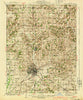 Mount Vernon Illinois Historical topographic map, 1:62500 scale, 15 X 15 Minute, Year 1940