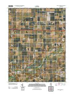 Mount Auburn Illinois Historical topographic map, 1:24000 scale, 7.5 X 7.5 Minute, Year 2012