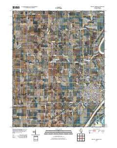 Mount Carmel Illinois Historical topographic map, 1:24000 scale, 7.5 X 7.5 Minute, Year 2010