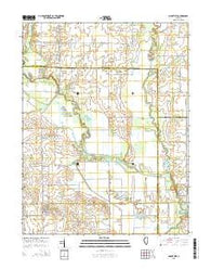 Mount Erie Illinois Current topographic map, 1:24000 scale, 7.5 X 7.5 Minute, Year 2015
