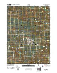 Mount Morris Illinois Historical topographic map, 1:24000 scale, 7.5 X 7.5 Minute, Year 2012