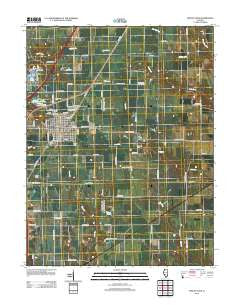 Mount Olive Illinois Historical topographic map, 1:24000 scale, 7.5 X 7.5 Minute, Year 2012