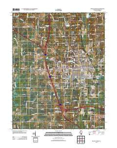 Mount Vernon Illinois Historical topographic map, 1:24000 scale, 7.5 X 7.5 Minute, Year 2012