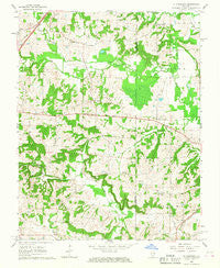 Mt Pleasant Illinois Historical topographic map, 1:24000 scale, 7.5 X 7.5 Minute, Year 1966