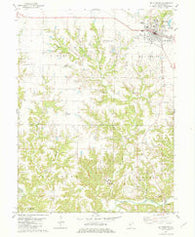 Mt Sterling Illinois Historical topographic map, 1:24000 scale, 7.5 X 7.5 Minute, Year 1981