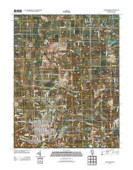 Murphysboro Illinois Historical topographic map, 1:24000 scale, 7.5 X 7.5 Minute, Year 2012