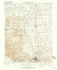 Murphysboro Illinois Historical topographic map, 1:62500 scale, 15 X 15 Minute, Year 1938