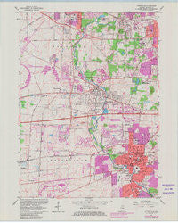 Naperville Illinois Historical topographic map, 1:24000 scale, 7.5 X 7.5 Minute, Year 1962