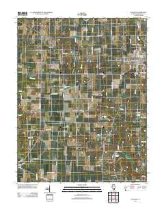 Nashville Illinois Historical topographic map, 1:24000 scale, 7.5 X 7.5 Minute, Year 2012