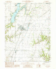 Neoga Illinois Historical topographic map, 1:24000 scale, 7.5 X 7.5 Minute, Year 1984