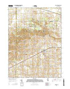 Neponset Illinois Current topographic map, 1:24000 scale, 7.5 X 7.5 Minute, Year 2015