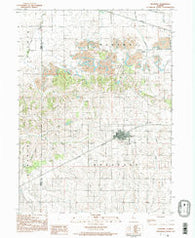 Neponset Illinois Historical topographic map, 1:24000 scale, 7.5 X 7.5 Minute, Year 1994