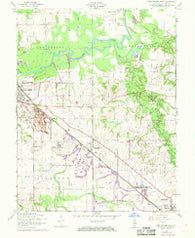 New Athens East Illinois Historical topographic map, 1:24000 scale, 7.5 X 7.5 Minute, Year 1954