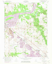New Athens East Illinois Historical topographic map, 1:24000 scale, 7.5 X 7.5 Minute, Year 1954
