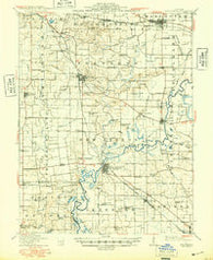 New Athens Illinois Historical topographic map, 1:62500 scale, 15 X 15 Minute, Year 1912