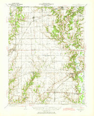 New Douglas Illinois Historical topographic map, 1:62500 scale, 15 X 15 Minute, Year 1937