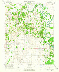 New Haven Illinois Historical topographic map, 1:24000 scale, 7.5 X 7.5 Minute, Year 1964