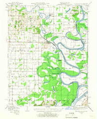 New Haven Illinois Historical topographic map, 1:62500 scale, 15 X 15 Minute, Year 1905