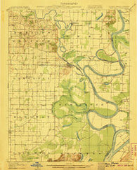 New Haven Illinois Historical topographic map, 1:62500 scale, 15 X 15 Minute, Year 1906