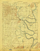 New Haven Illinois Historical topographic map, 1:62500 scale, 15 X 15 Minute, Year 1906