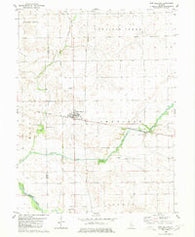 New Holland Illinois Historical topographic map, 1:24000 scale, 7.5 X 7.5 Minute, Year 1980