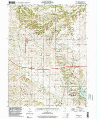 New Salem Illinois Historical topographic map, 1:24000 scale, 7.5 X 7.5 Minute, Year 1998
