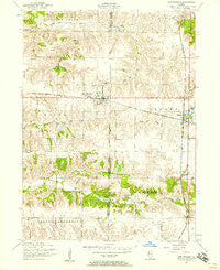 New Windsor Illinois Historical topographic map, 1:24000 scale, 7.5 X 7.5 Minute, Year 1953