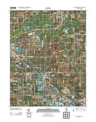 New Athens East Illinois Historical topographic map, 1:24000 scale, 7.5 X 7.5 Minute, Year 2012