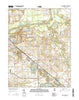 New Athens East Illinois Current topographic map, 1:24000 scale, 7.5 X 7.5 Minute, Year 2015