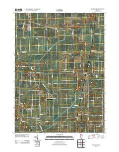 New Bedford Illinois Historical topographic map, 1:24000 scale, 7.5 X 7.5 Minute, Year 2012