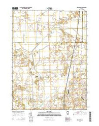 New Bedford Illinois Current topographic map, 1:24000 scale, 7.5 X 7.5 Minute, Year 2015