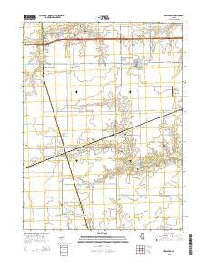 New Berlin Illinois Current topographic map, 1:24000 scale, 7.5 X 7.5 Minute, Year 2015