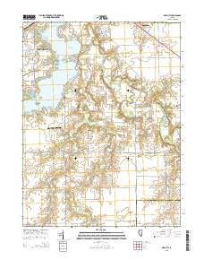 New City Illinois Current topographic map, 1:24000 scale, 7.5 X 7.5 Minute, Year 2015