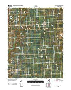 New Douglas Illinois Historical topographic map, 1:24000 scale, 7.5 X 7.5 Minute, Year 2012