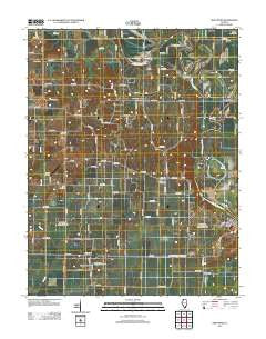 New Haven Illinois Historical topographic map, 1:24000 scale, 7.5 X 7.5 Minute, Year 2012