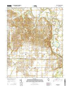 New Haven Illinois Current topographic map, 1:24000 scale, 7.5 X 7.5 Minute, Year 2015