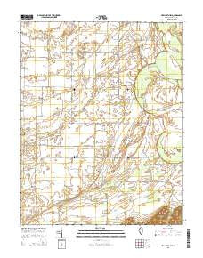 New Haven SW Illinois Current topographic map, 1:24000 scale, 7.5 X 7.5 Minute, Year 2015