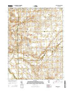 New Holland Illinois Current topographic map, 1:24000 scale, 7.5 X 7.5 Minute, Year 2015