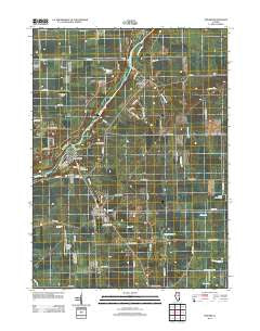 Newark Illinois Historical topographic map, 1:24000 scale, 7.5 X 7.5 Minute, Year 2012