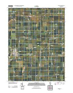 Newman Illinois Historical topographic map, 1:24000 scale, 7.5 X 7.5 Minute, Year 2012